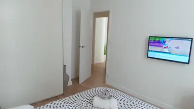 Télévision ou salle de divertissement dans l'établissement 20 rue Gasté, proche gare SNCF de BREST