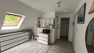 Cuisine ou kitchenette dans l'établissement Entre terre et mer
