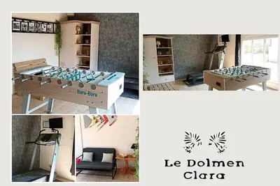Plan de l'établissement Le Loft du Dolmen Clara, entre terre et mer
