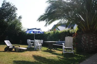 Jardin de l'établissement Pension de Kerioual