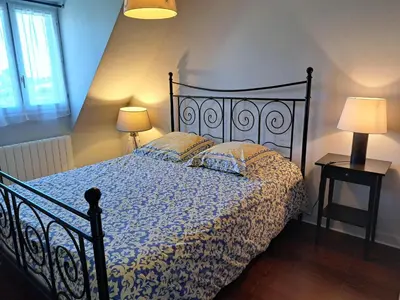 Un ou plusieurs lits dans un hébergement de l'établissement Holiday Home in France near Sandy Beaches