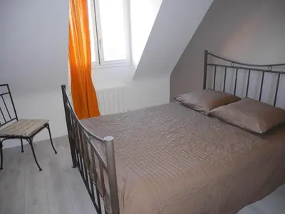 Un ou plusieurs lits dans un hébergement de l'établissement Holiday Home in France near Sandy Beaches