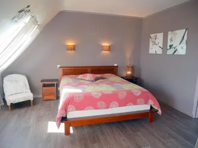 Un ou plusieurs lits dans un hébergement de l'établissement Holiday Home in Crozon near Sandy Beaches
