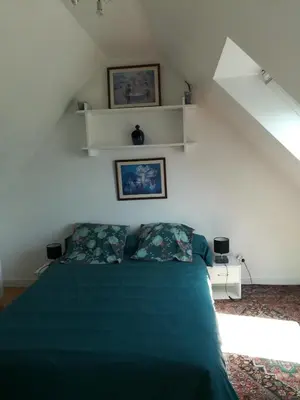 Un ou plusieurs lits dans un hébergement de l'établissement Ty Biz