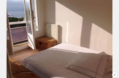 Un ou plusieurs lits dans un hébergement de l'établissement Aux 4 Sardines T2 56m2