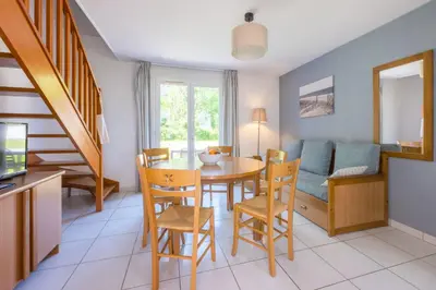 Coin salon dans l'établissement Résidence Odalys Horizon - Presqu'Ile de Crozon