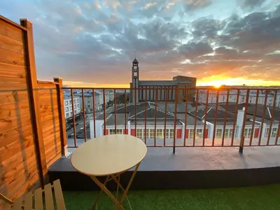 Balcon ou terrasse dans l'établissement Hotel Saint Louis