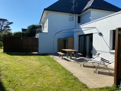 Jardin de l'établissement Pied à terre pour des vacances au bord de la mer
