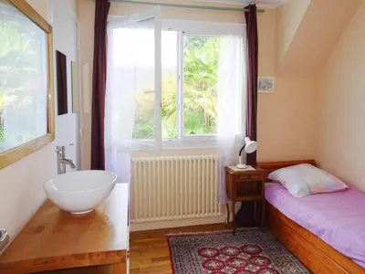 Un ou plusieurs lits dans un hébergement de l'établissement Apartment in Bénodet near Sandy Beaches