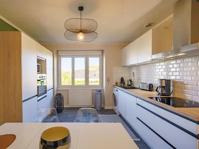 Cuisine ou kitchenette dans l'établissement Apartment Ty Ael by Interhome