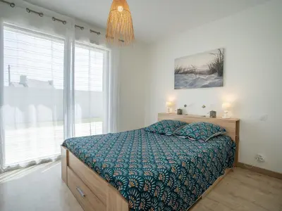 Un ou plusieurs lits dans un hébergement de l'établissement Holiday Home Les Dunes by Interhome