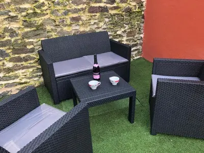 Coin salon dans l'établissement La Petite Maison