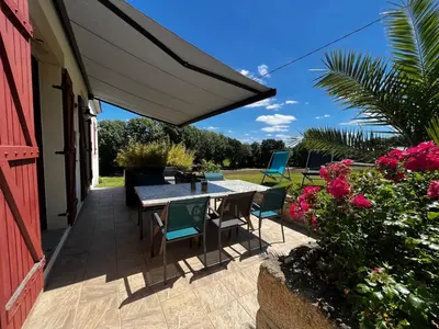 Jardin de l'établissement Gîte du Cosquer