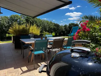 Jardin de l'établissement Gîte du Cosquer