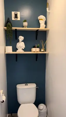 Salle de bains dans l'établissement Une terrasse sur la mer