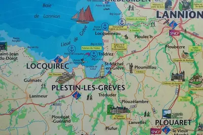 Plan de l'établissement Gîte 3 personnes, possibilité table d'hôtes le soir