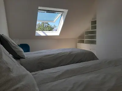 Un ou plusieurs lits dans un hébergement de l'établissement la maison des lavandières