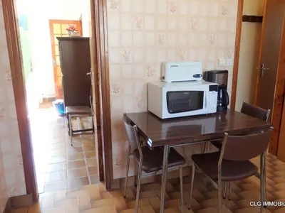 Cuisine ou kitchenette dans l'établissement Maison calme avec jardin clos, proche plage Cap Coz, 5 chambres, garage - Fouesnant - FR-1-481-68