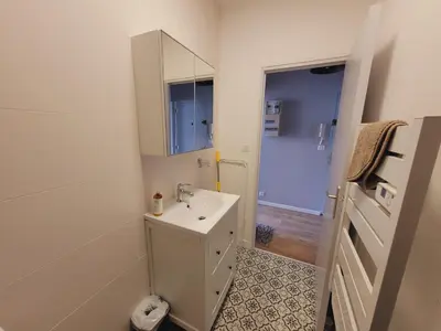 Salle de bains dans l'établissement T2 Brest centre 