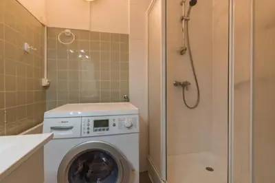 Salle de bains dans l'établissement Appartement vue mer