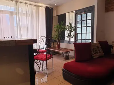 Coin salon dans l'établissement Ty Keramor