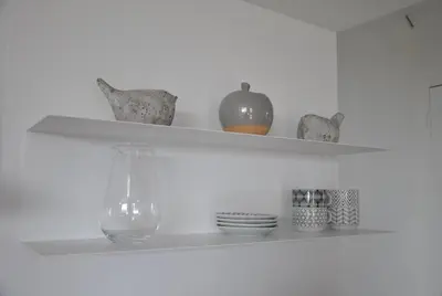 Cuisine ou kitchenette dans l'établissement Cap sur le Phare à Moguériec