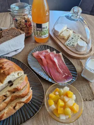 Nourriture dans le B&B/chambre d'hôtes ou à proximité