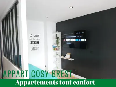 Plan de l'établissement Appart Cosy Brest (Les 4 moulins)