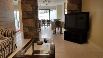 Coin salon dans l'établissement Appart'hotel de la Mairie