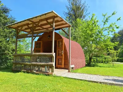 Jardin de l'établissement La Pointe Camping