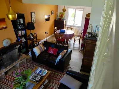 Coin salon dans l'établissement chambre d'hôtes LE CLOS DES ABERS