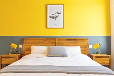 Un ou plusieurs lits dans un hébergement de l'établissement Résidence du Phare - 4 appartements - 2 chambres - Vue mer ou Terrasse