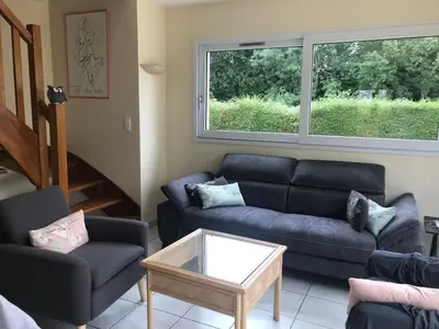 Coin salon dans l'établissement Beg Meil