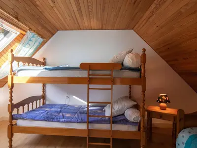 Un ou plusieurs lits dans un hébergement de l'établissement Holiday Home Ty Pendruc by Interhome