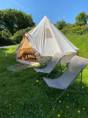 Jardin de l'établissement Camping Cap-Ouest