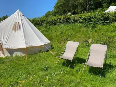Jardin de l'établissement Camping Cap-Ouest