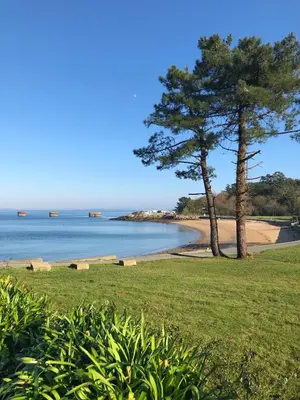 Paysage naturel près de le camping