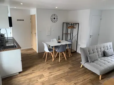Coin salon dans l'établissement Duplex calme et cosy