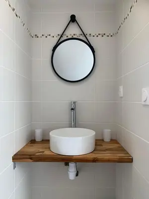 Salle de bains dans l'établissement Duplex calme et cosy