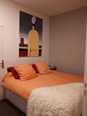 Un ou plusieurs lits dans un hébergement de l'établissement galerie Angle3