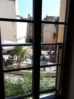 Balcon ou terrasse dans l'établissement galerie Angle3