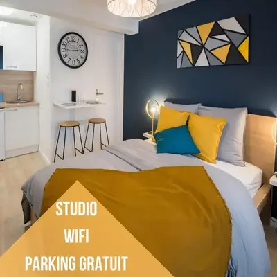 Studio Cosy - Parking - Wifi - Buanderie - Jardin