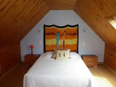 Un ou plusieurs lits dans un hébergement de l'établissement Gîte Clévacances dans le Finistère