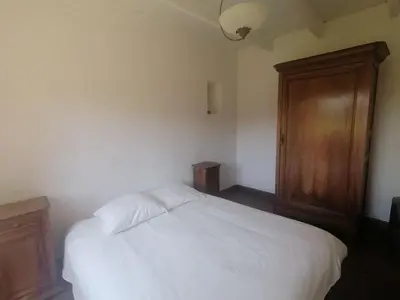 Un ou plusieurs lits dans un hébergement de l'établissement Gîte du manoir de Keryvoas