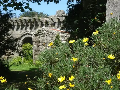 Jardin de l'établissement Gîte du manoir de Keryvoas