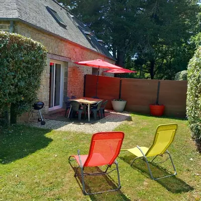 Jardin de l'établissement Gite Les Sables Blancs