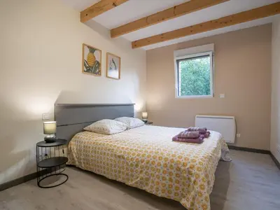 Un ou plusieurs lits dans un hébergement de l'établissement Holiday Home Villa Heol by Interhome