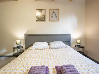 Un ou plusieurs lits dans un hébergement de l'établissement Holiday Home Villa Heol by Interhome