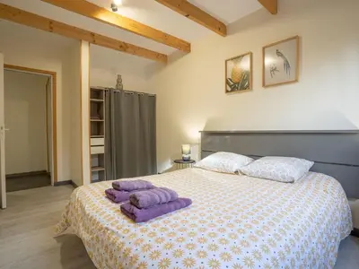 Un ou plusieurs lits dans un hébergement de l'établissement Holiday Home Villa Heol by Interhome