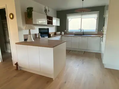 Cuisine ou kitchenette dans l'établissement Ty Gaï - Roscoff